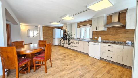 cocina salon planta semisotano